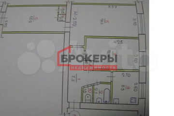 3-к квартира, 61 м², 1/5 эт.